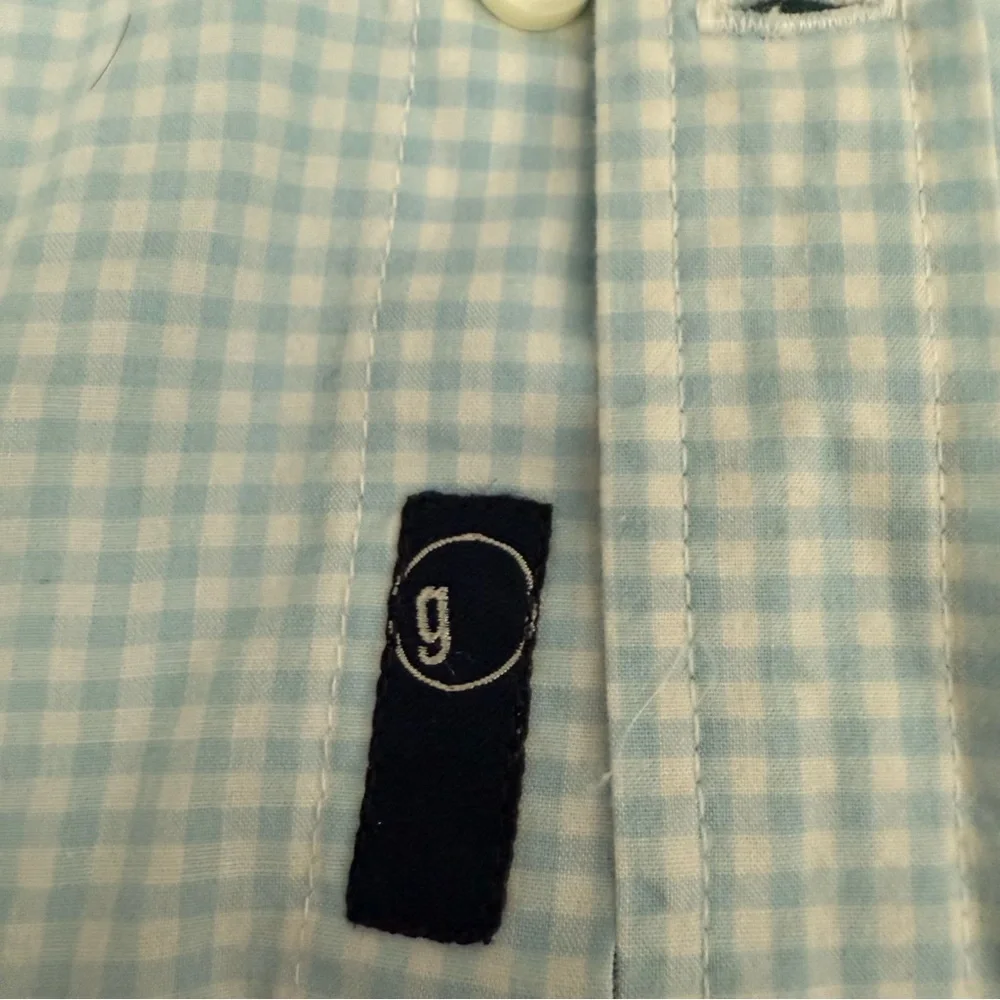 Gymboree Light Blue Plaid Button Down Shirt